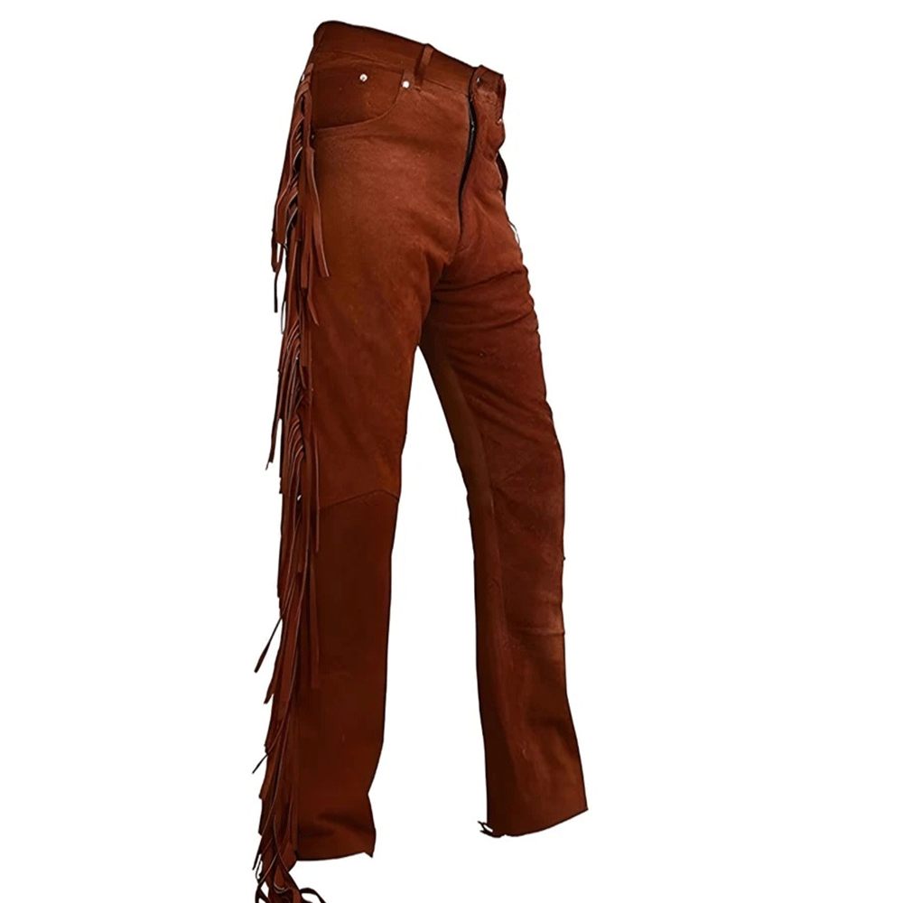 Western Fringe Pants For Women